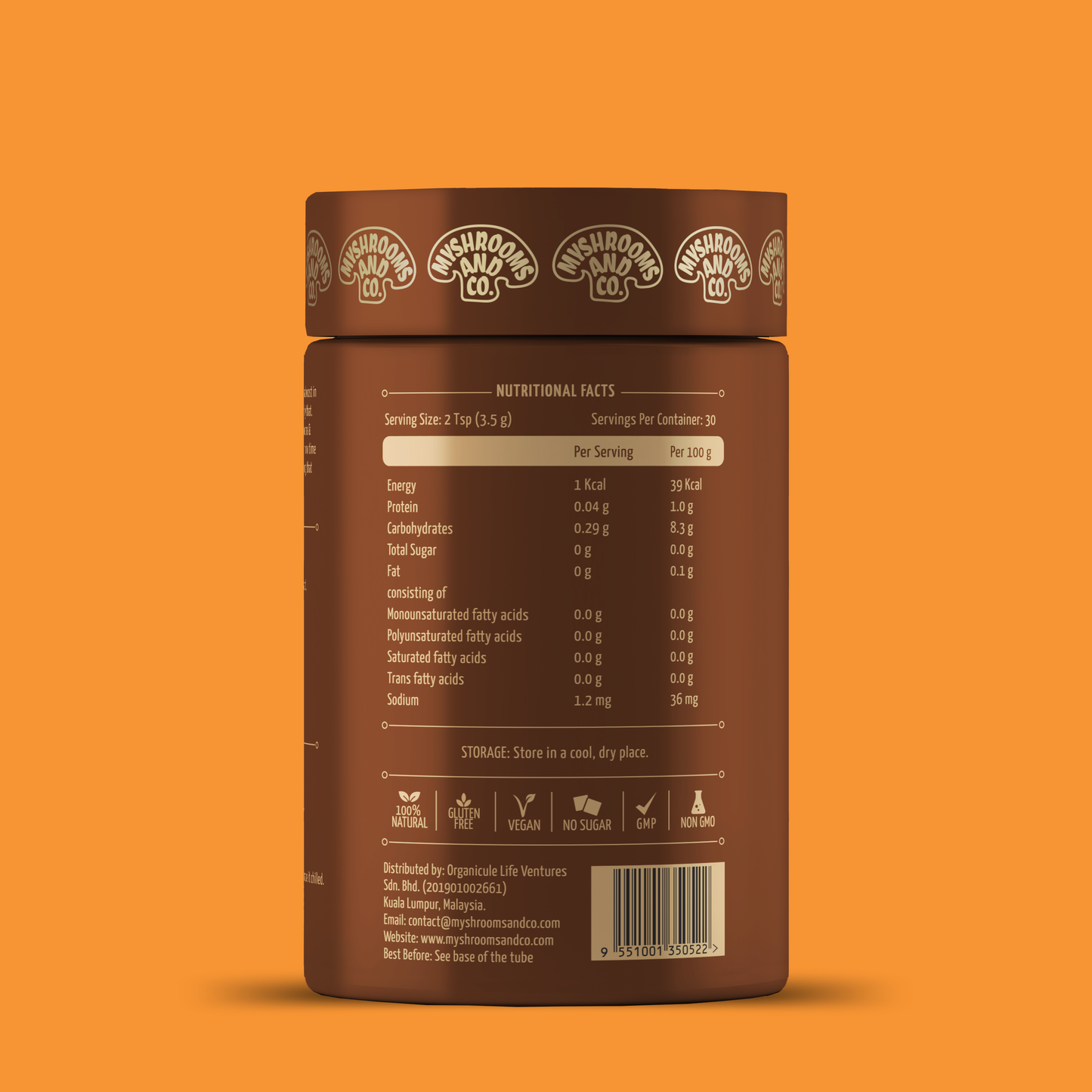 Myshrooms and Co Bliss Mushroom Coffee 105g