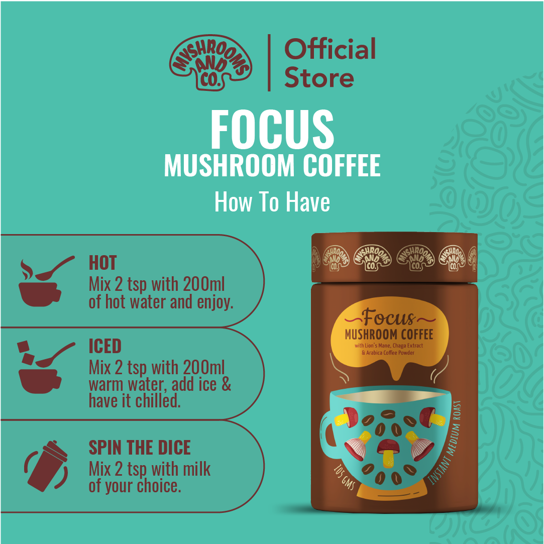 Myshrooms and Co Focus Mushroom Coffee 105g