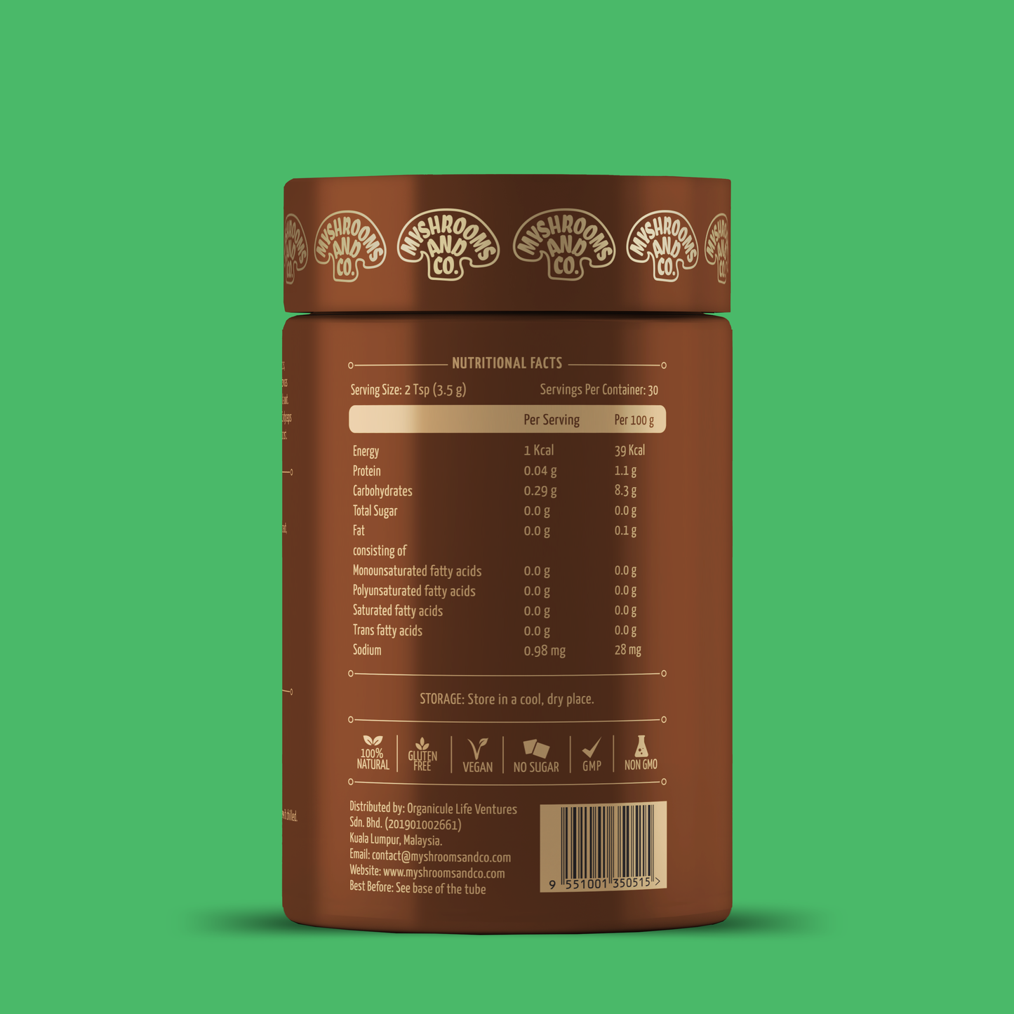 Myshrooms and Co Immune Mushroom Coffee 105g