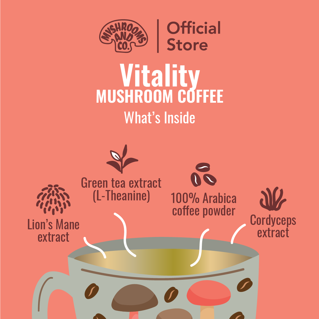 Myshrooms & Co Vitality Mushroom Coffee 105g