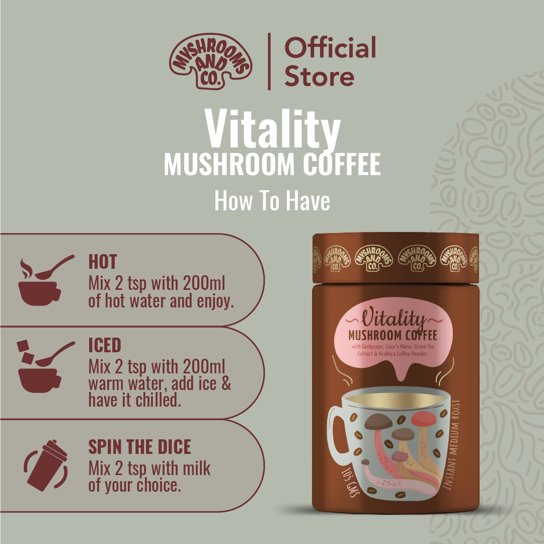Myshrooms & Co Vitality Mushroom Coffee 105g