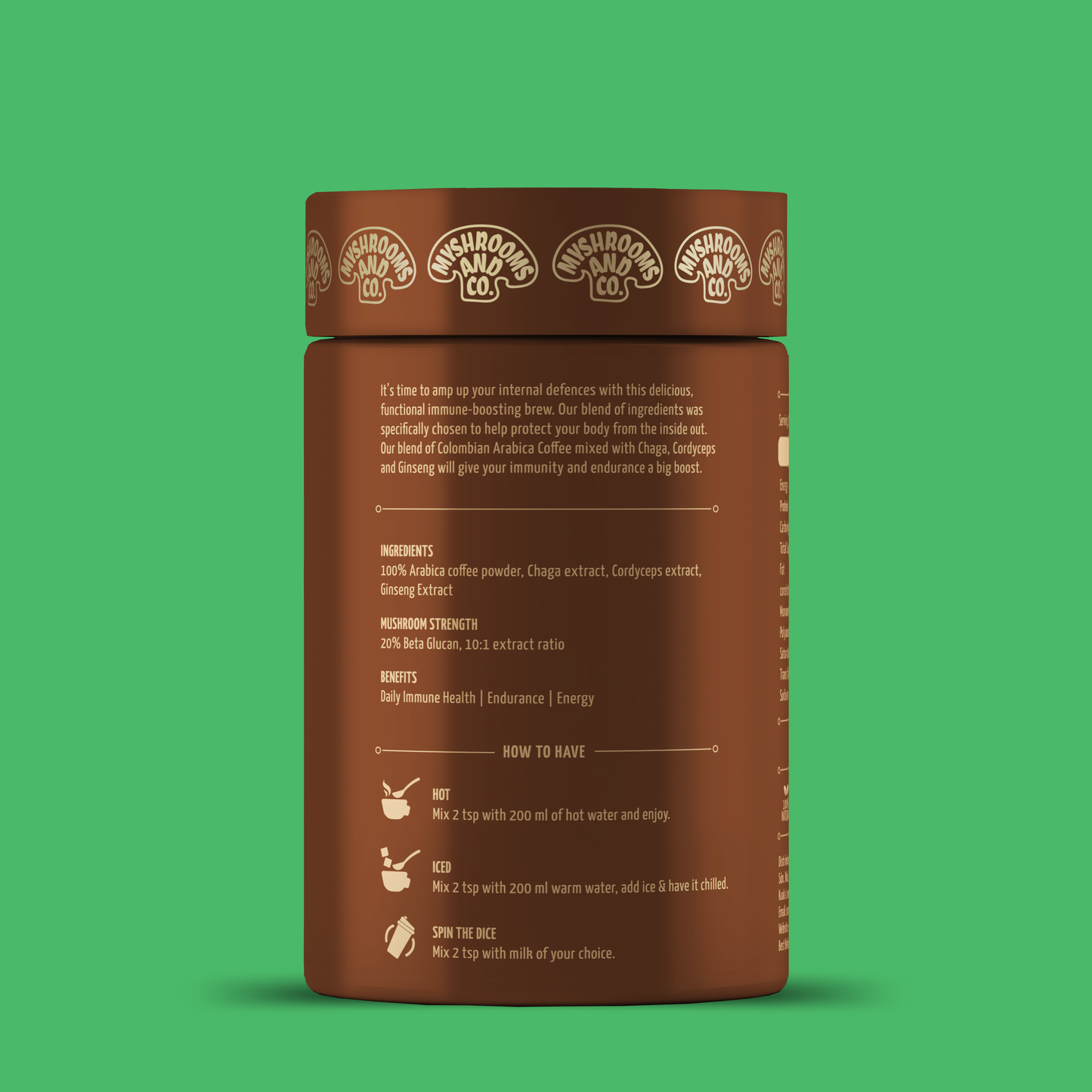 Myshrooms and Co Immune Mushroom Coffee 105g