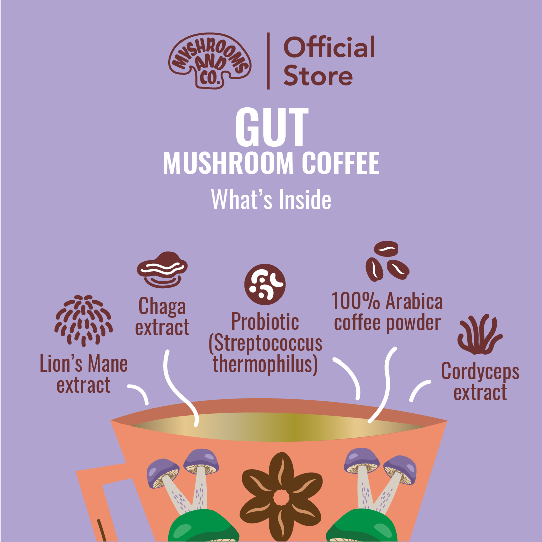 Myshrooms and Co Gut Mushroom Coffee 105g