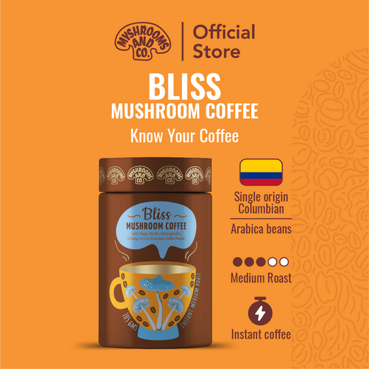 Myshrooms and Co Bliss Mushroom Coffee 105g