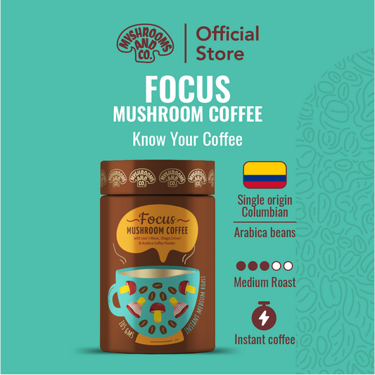Myshrooms and Co Focus Mushroom Coffee 105g