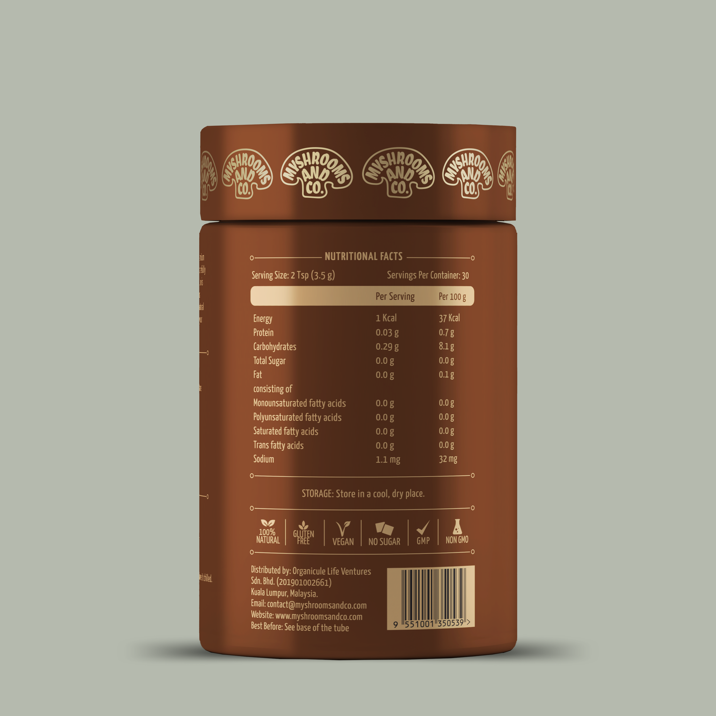 Myshrooms & Co Vitality Mushroom Coffee 105g